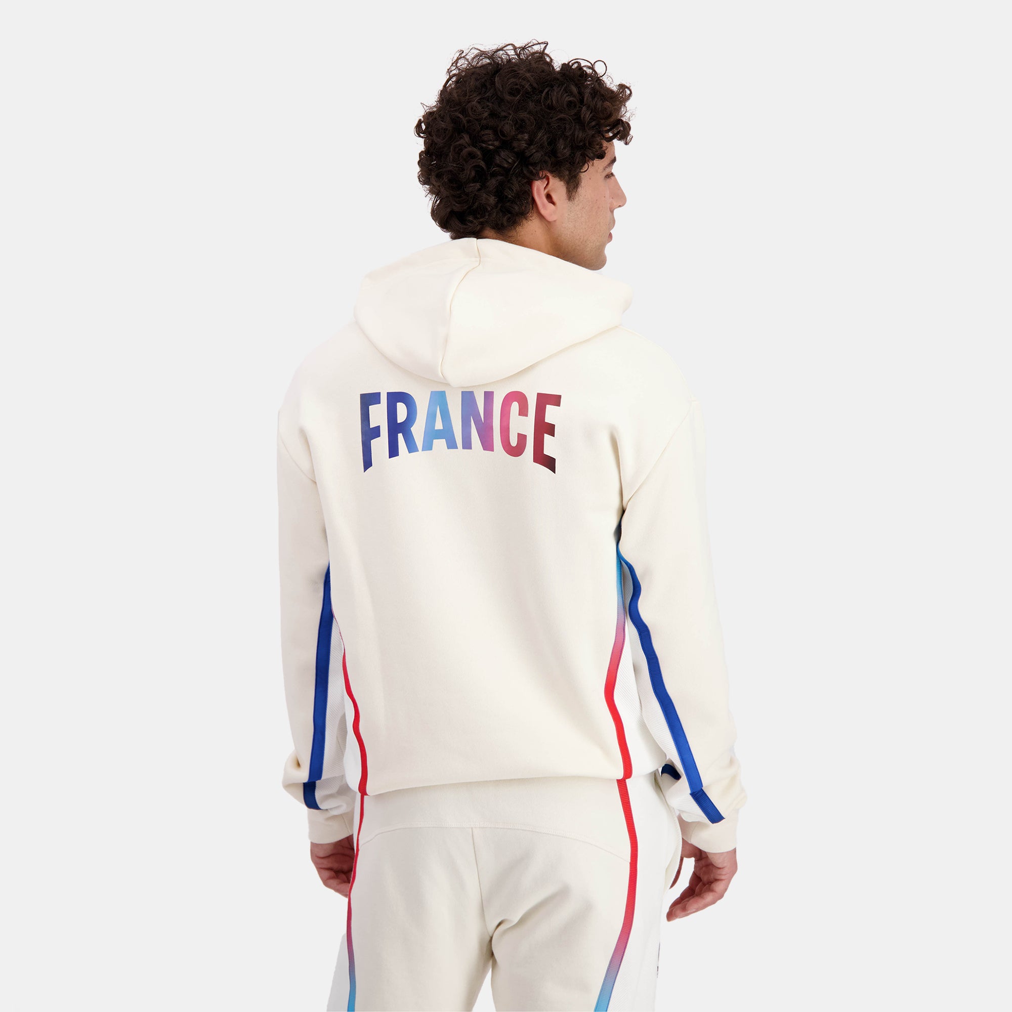 2421348-EFRO 24 Hoody DOT M écru  | Hoodie for men