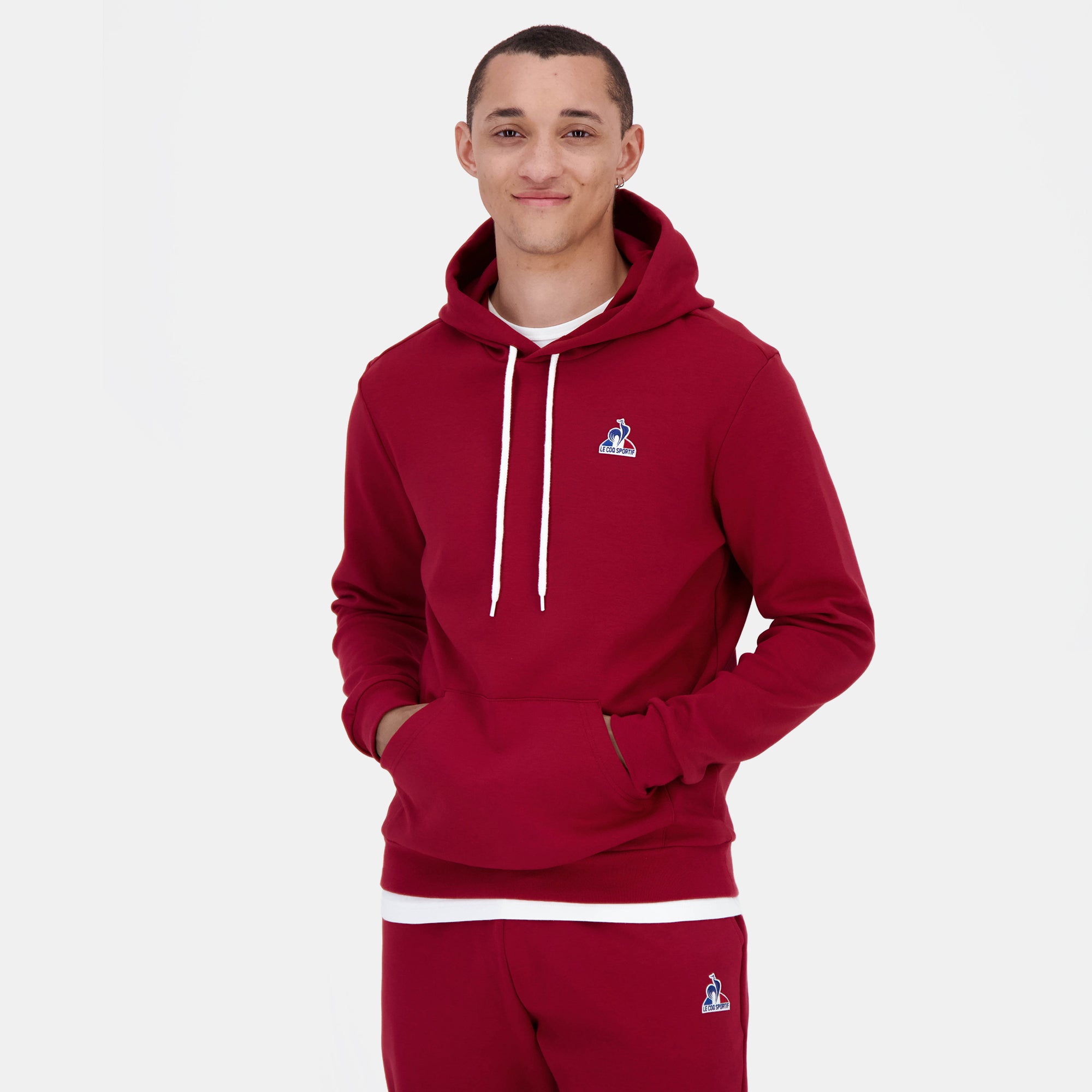 2510030-ESS Hoody N°1 M rio red | Sweat à capuche Homme