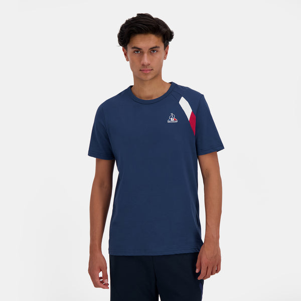 【Le coq sportif】Logo Poly Single Short Sleeve T-shirt T-Shirt Tennis for women – Le Coq Sportif