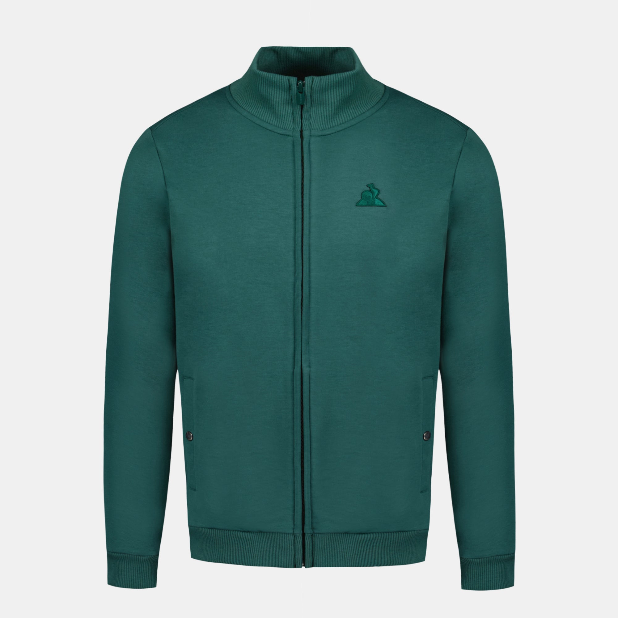 2510204-ESS T/T FZ Sweat N°1 M jasper | Sweat zippé Homme