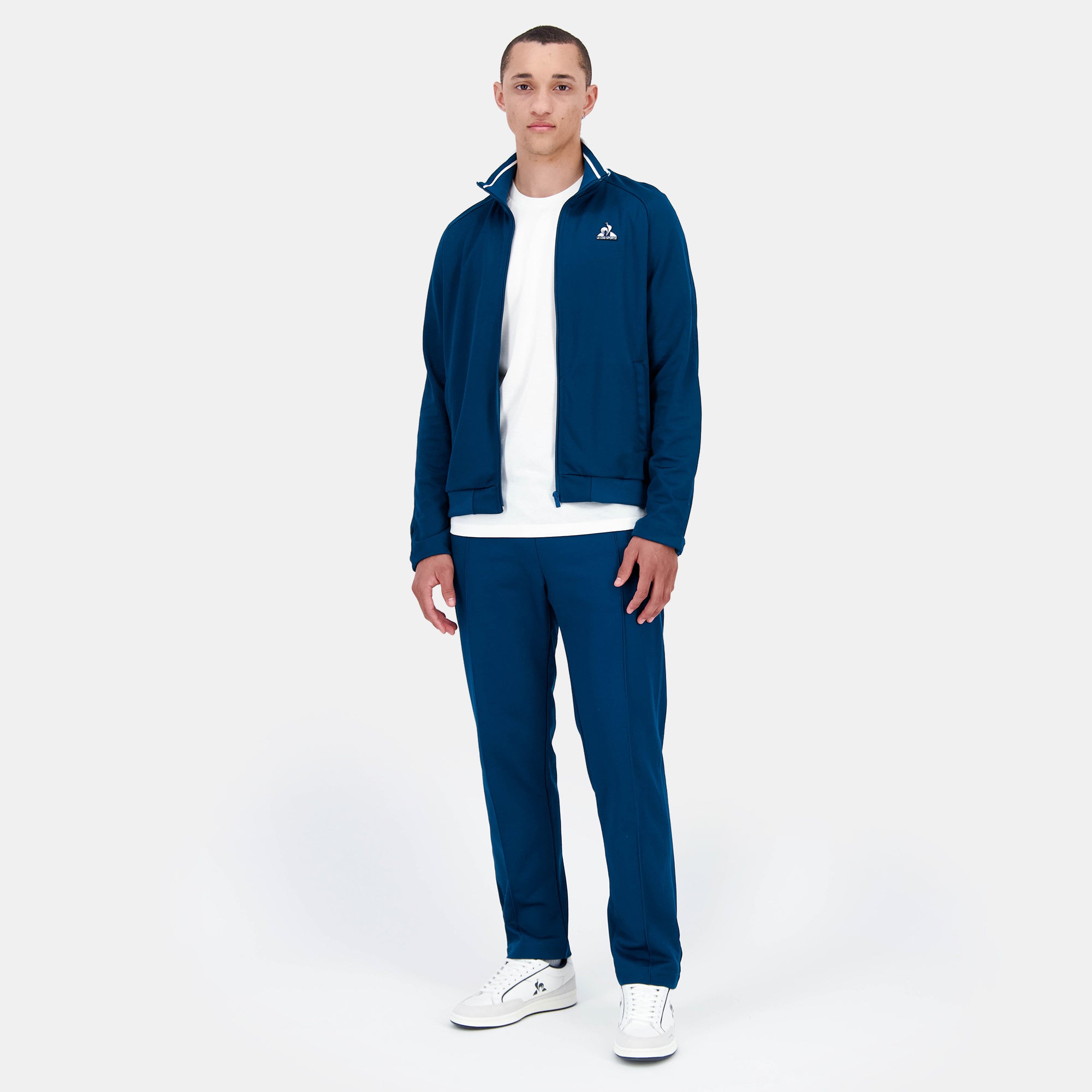 2510646-HERITAGE LF FZ Sweat N°2 M gibraltar sea | Herren-Sweatshirt mit Reißverschluss