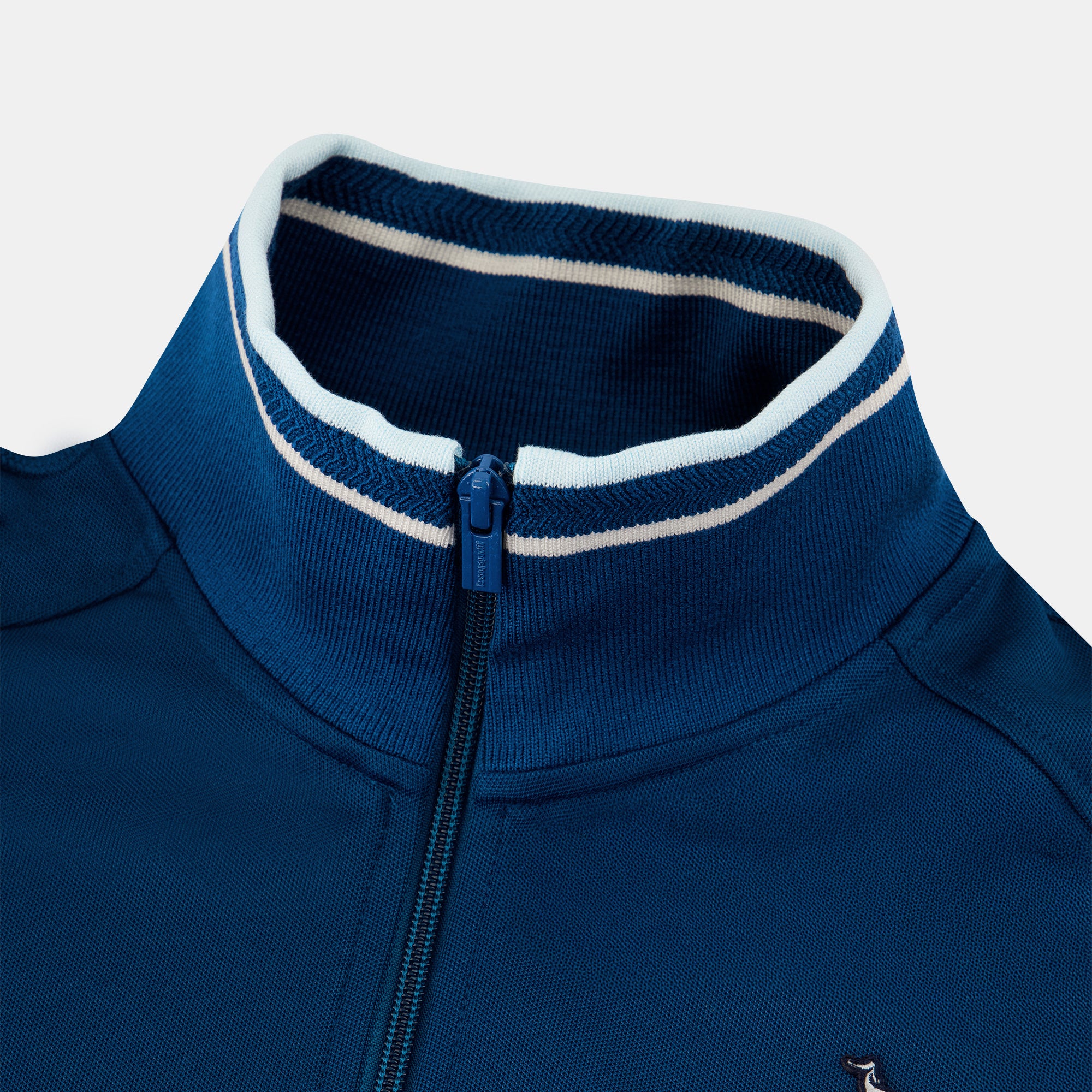 2510646-HERITAGE LF FZ Sweat N°2 M gibraltar sea | Herren-Sweatshirt mit Reißverschluss