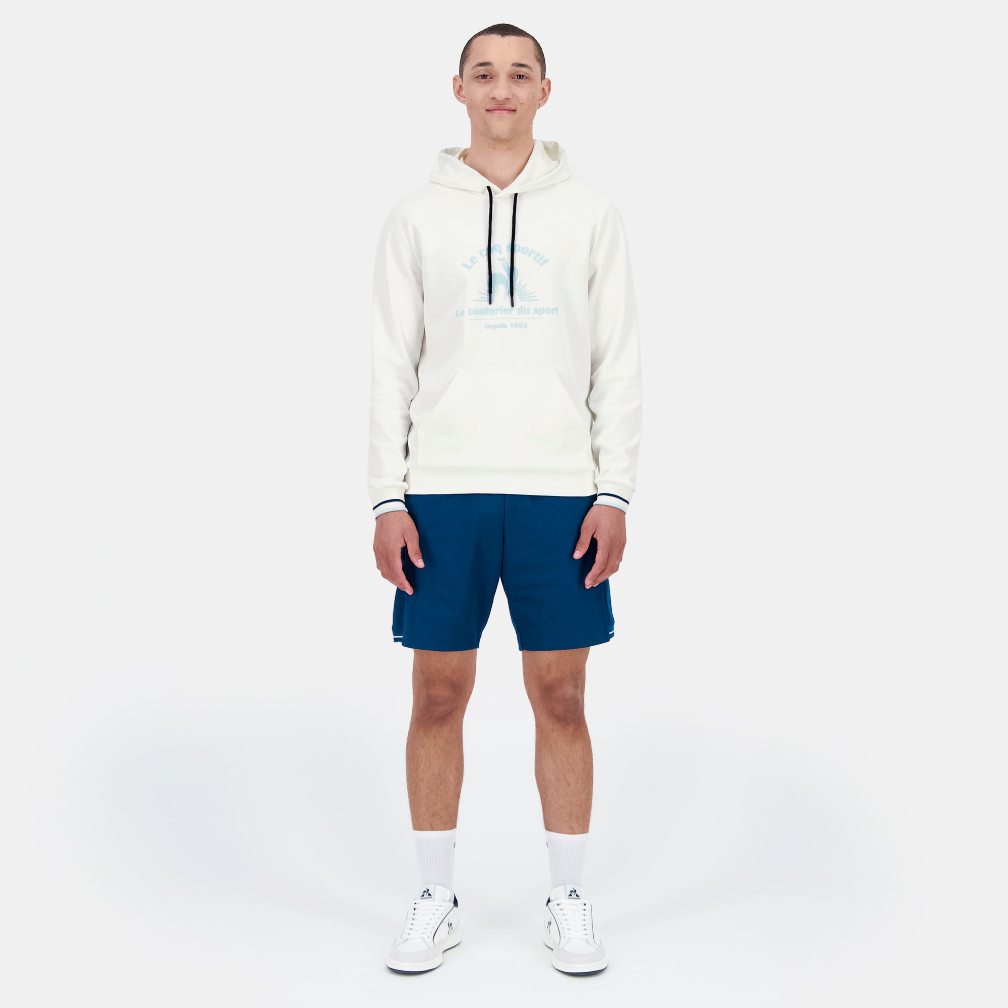 2510916-HERITAGE LF Hoody N°1 M marshmallow | Kapuzenpullover für Herren