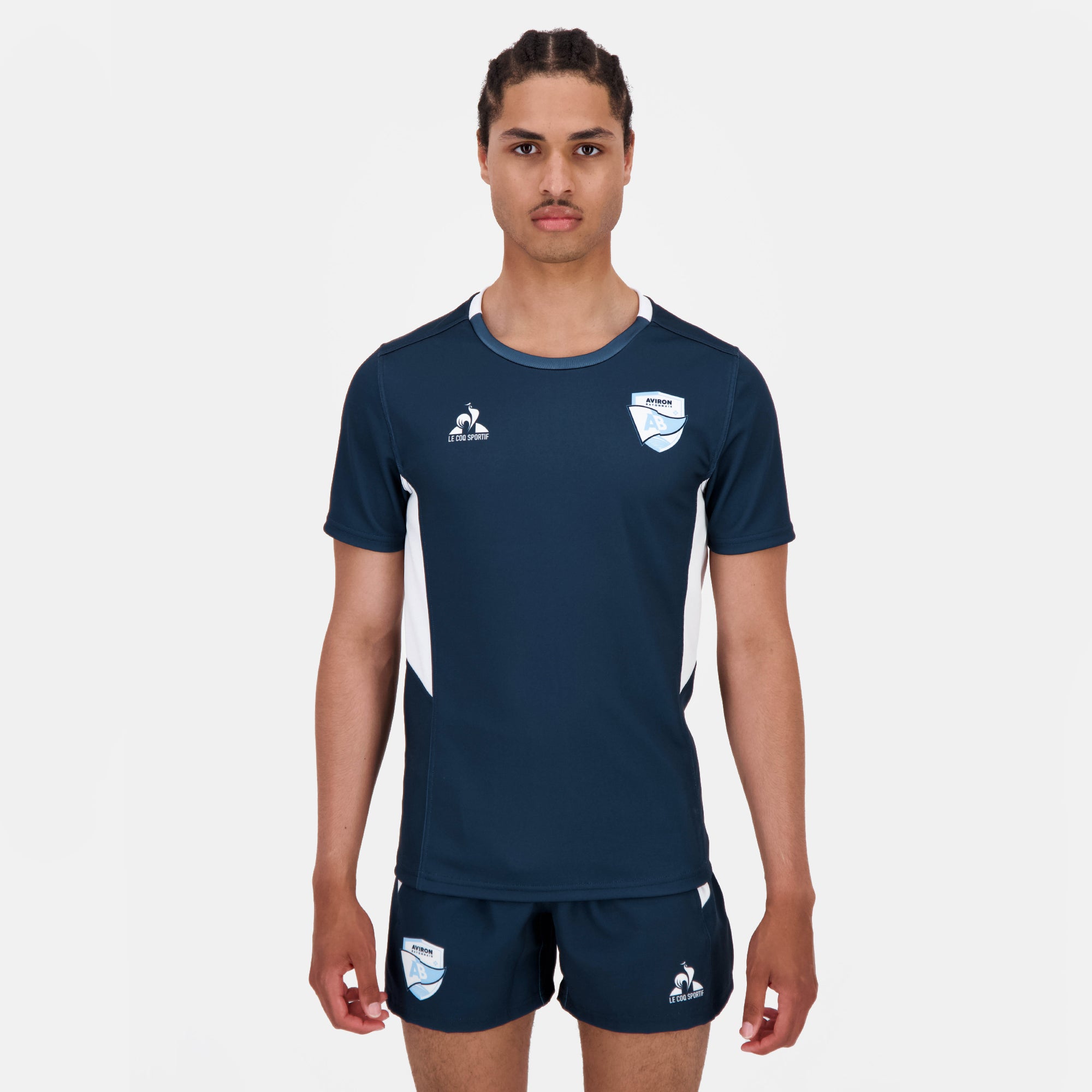 2520291-AB TRAINING Jersey SS M dress blues | T-shirt Homme