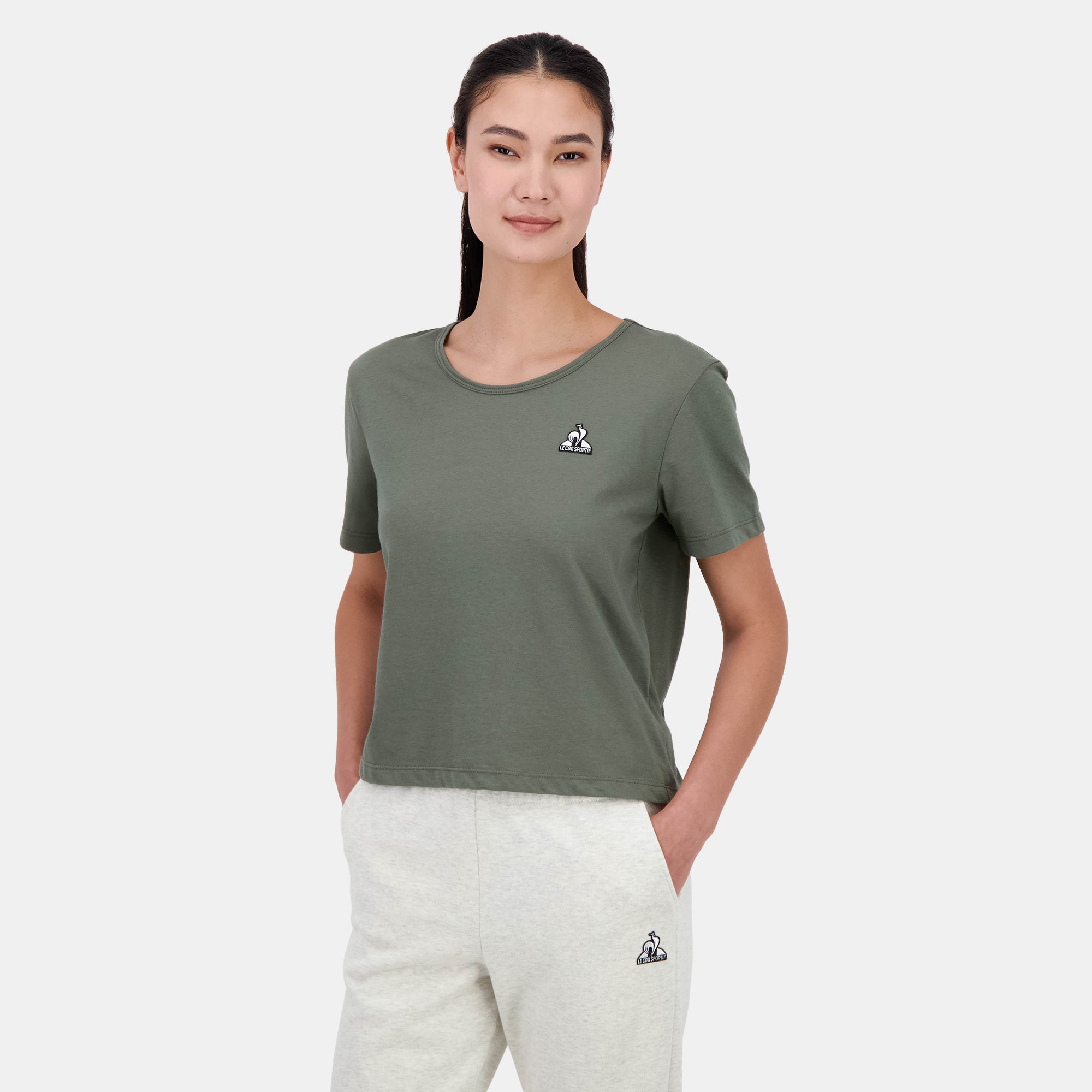 2520369-CONTEMPORAIN SP TEE SS N°1 W tea leaf | T-shirt Femme