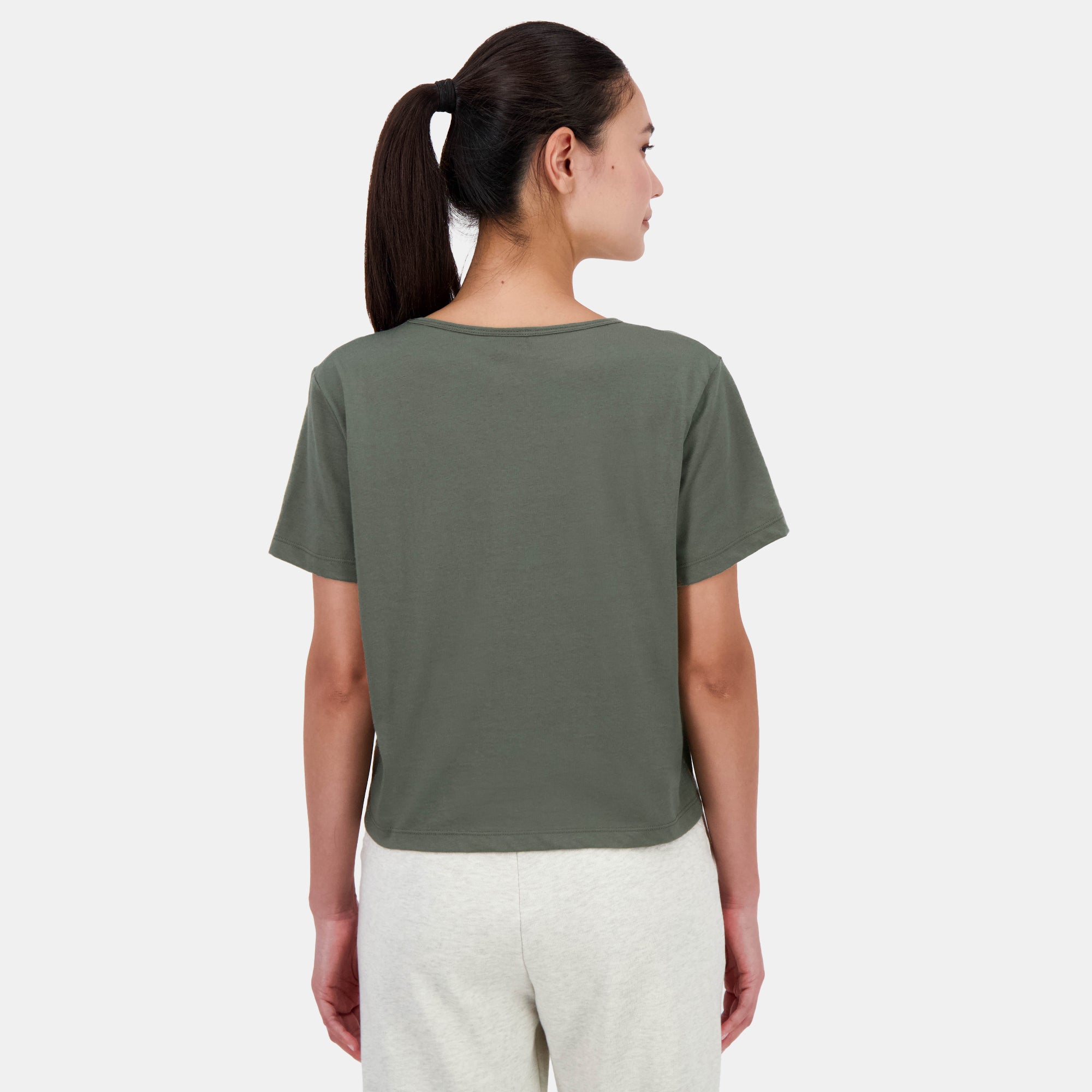 2520369-CONTEMPORAIN SP TEE SS N°1 W tea leaf | T-shirt Femme