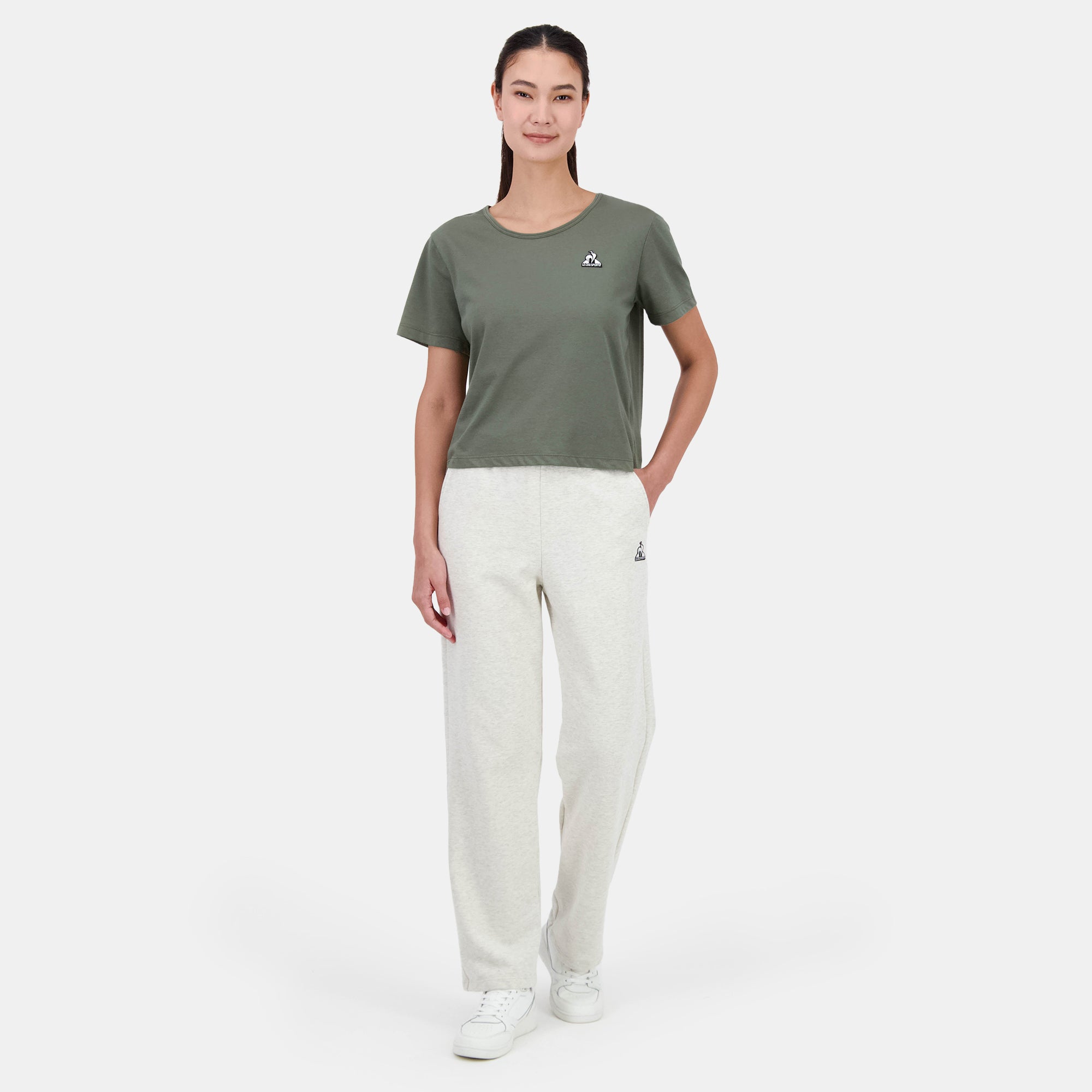 2520369-CONTEMPORAIN SP TEE SS N°1 W tea leaf | T-shirt Femme