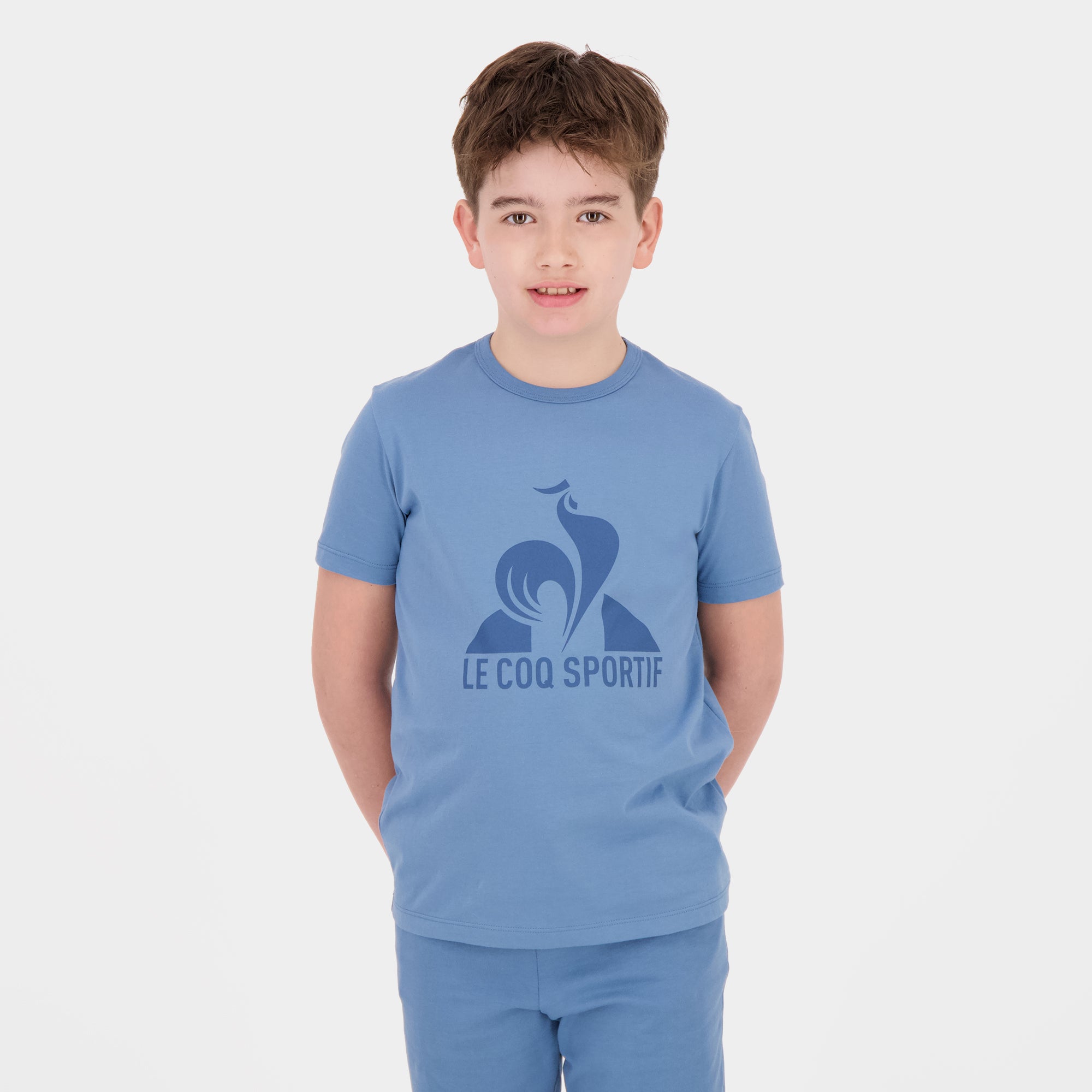 2520442-ESS Tee SS N°1 Enfant copen blue | T-shirt Enfant