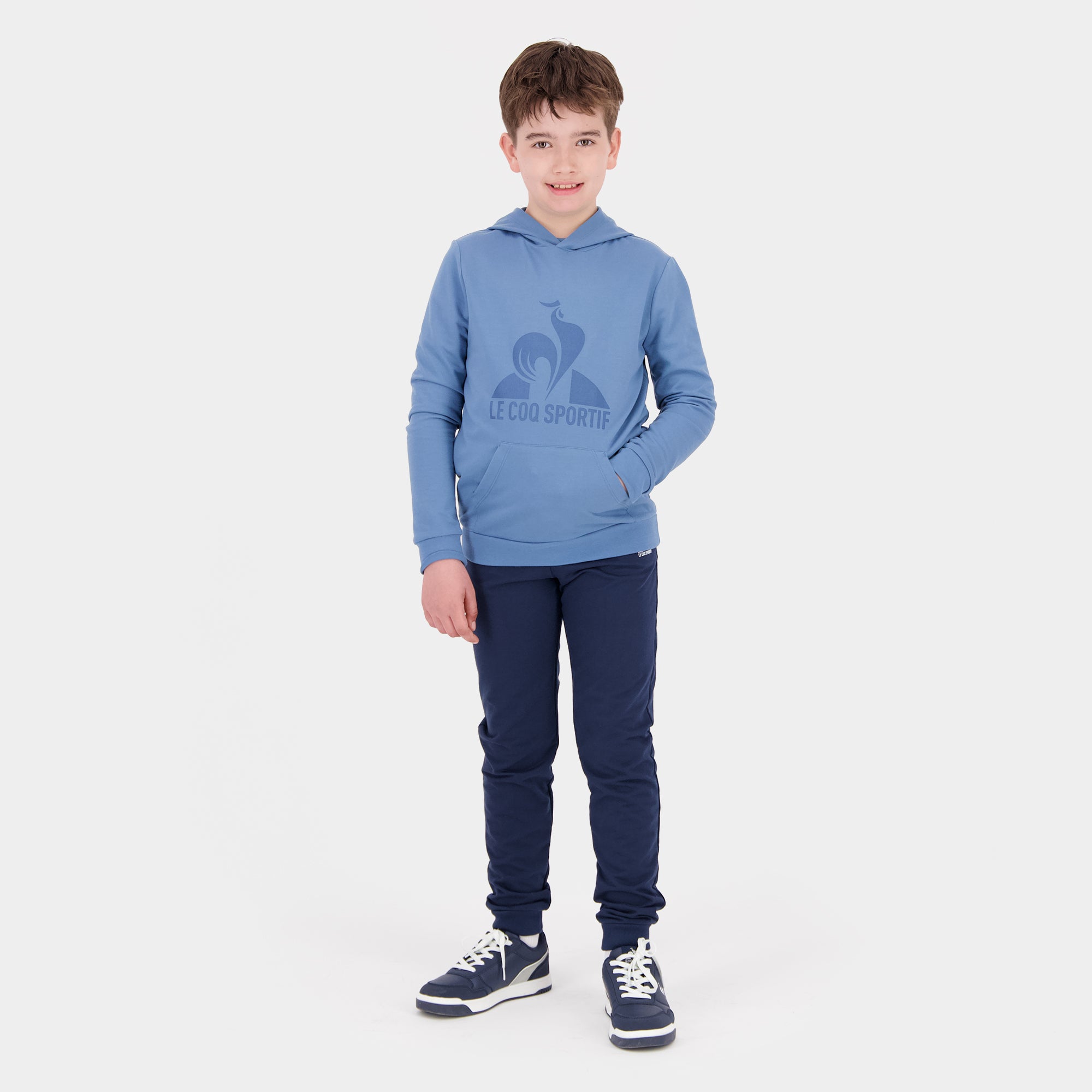 2520444-ESS Hoody N°1 Enfant copen blue | Sweat à capuche Enfant