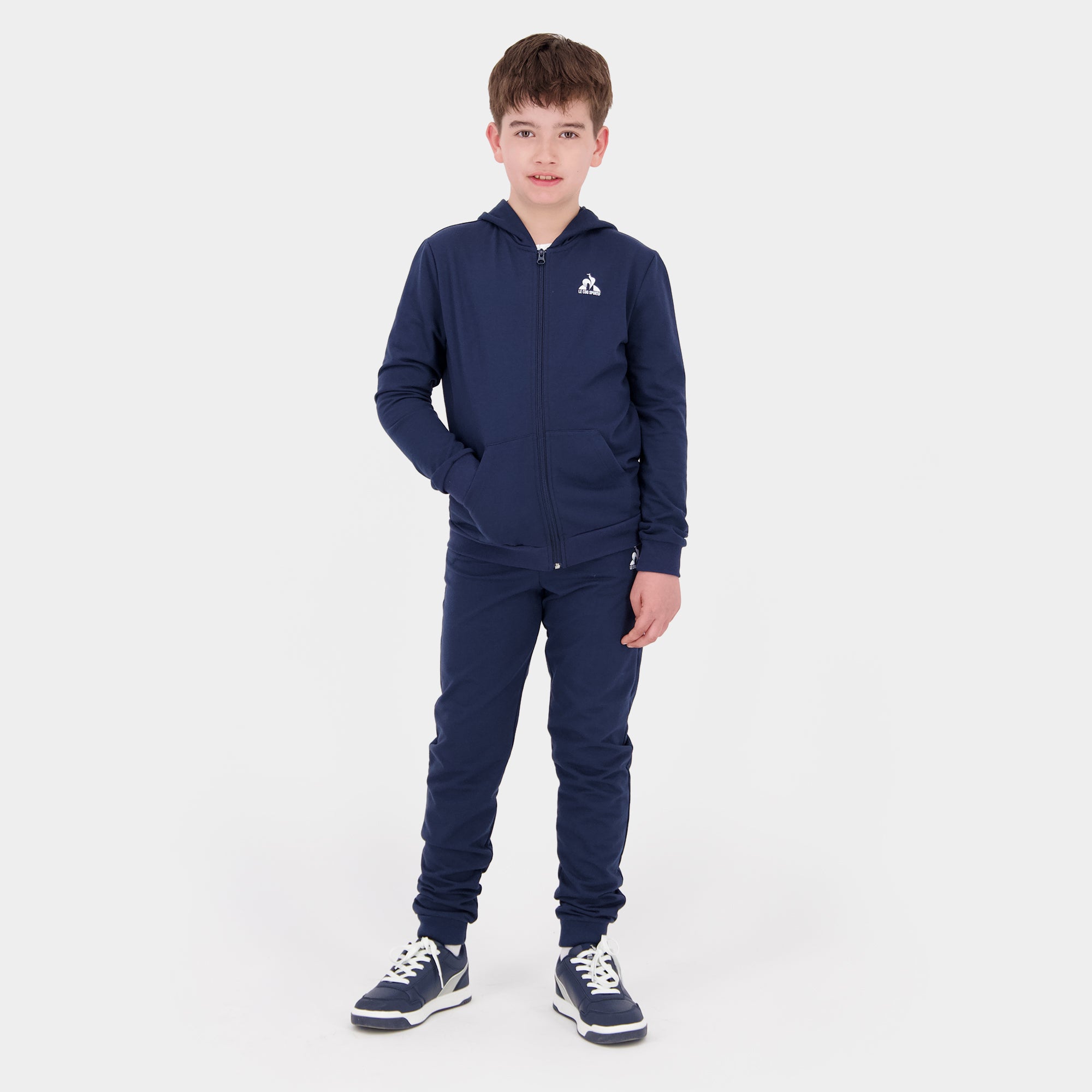 2520445-ESS FZ Hoody N°1 Enfant blue light | Sweat zippé à capuche Enfant