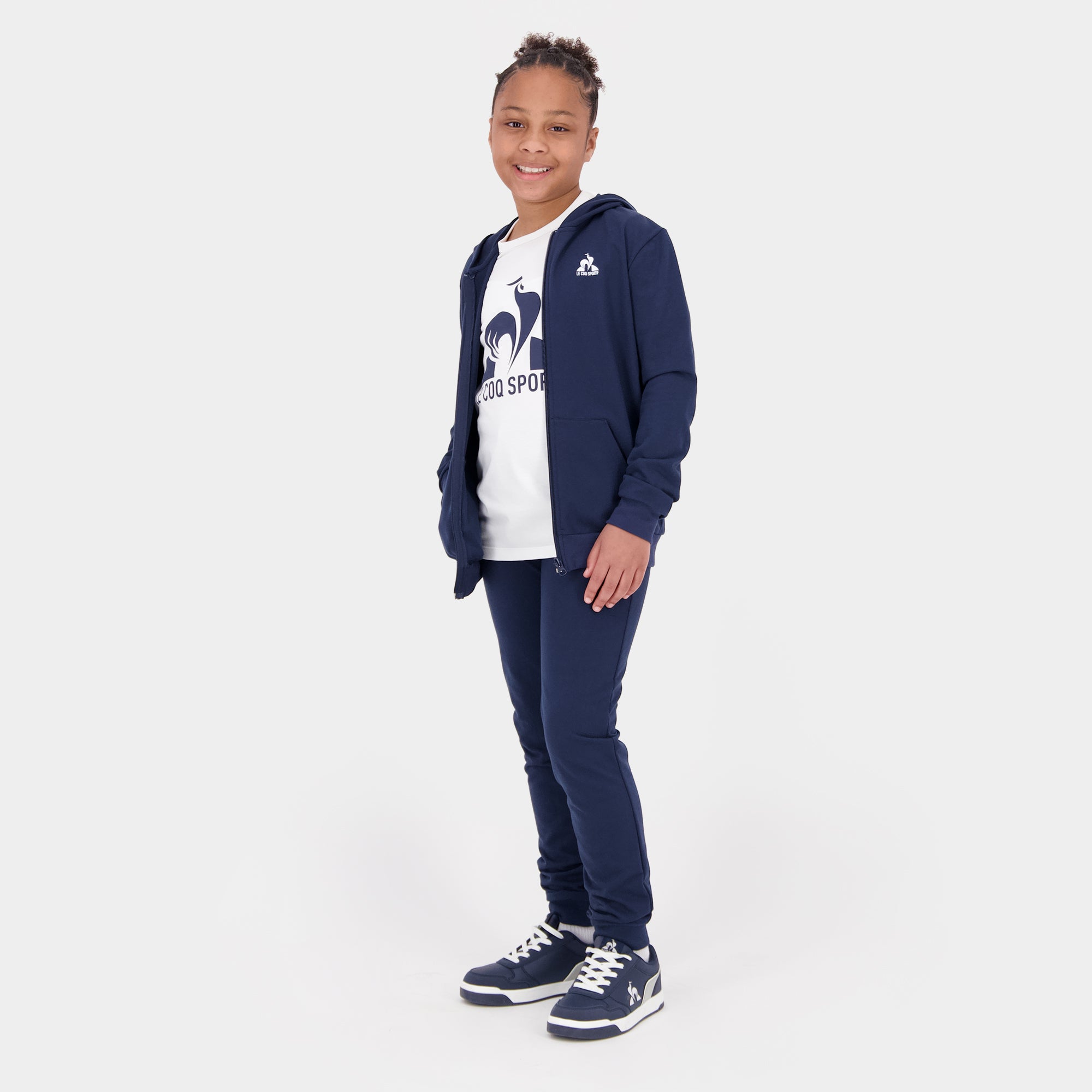 2520445-ESS FZ Hoody N°1 Enfant blue light | Sweat zippé à capuche Enfant