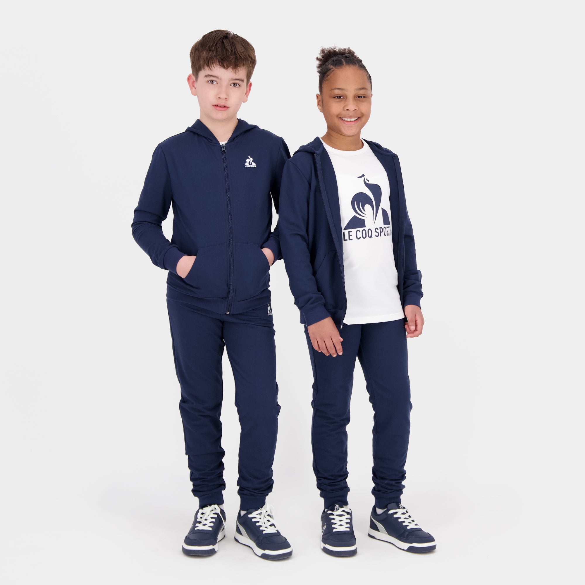 2520445-ESS FZ Hoody N°1 Enfant blue light | Sweat zippé à capuche Enfant