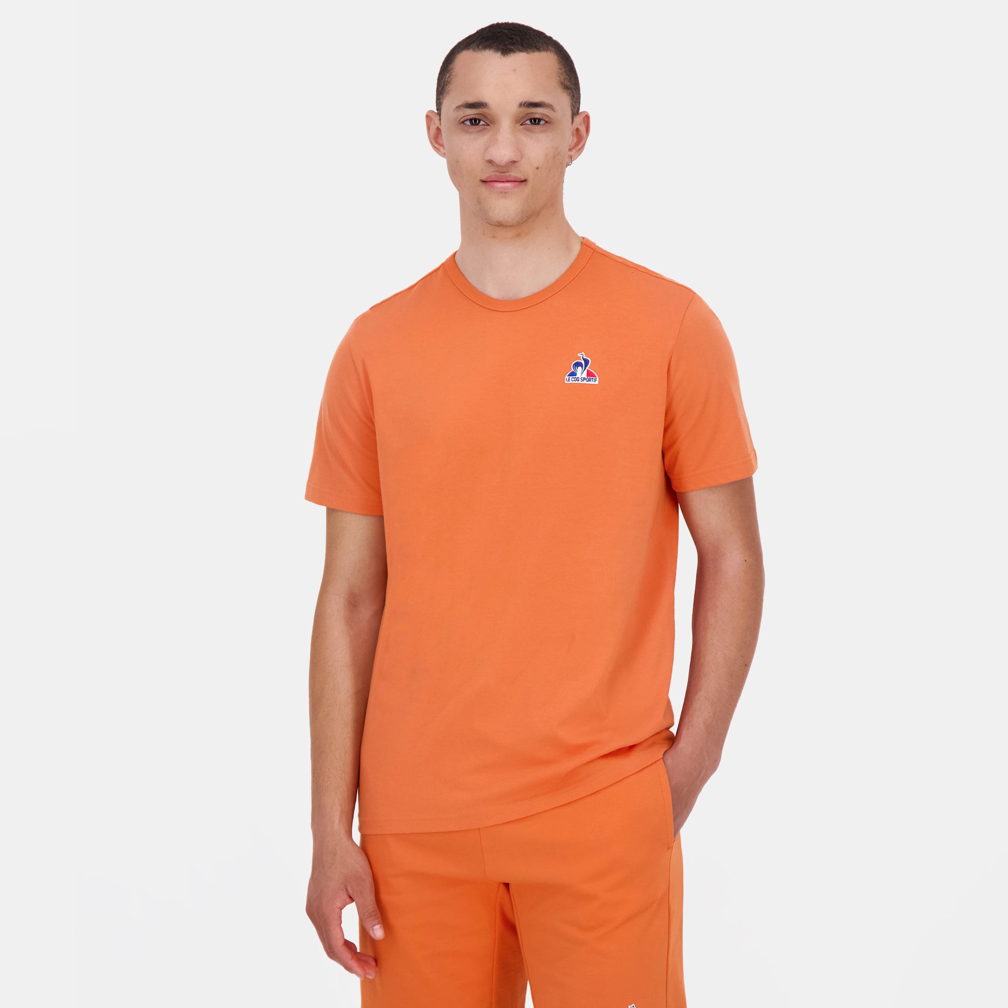 2520476-ESS Tee SS N°1 M orange camuset | T-shirt Homme