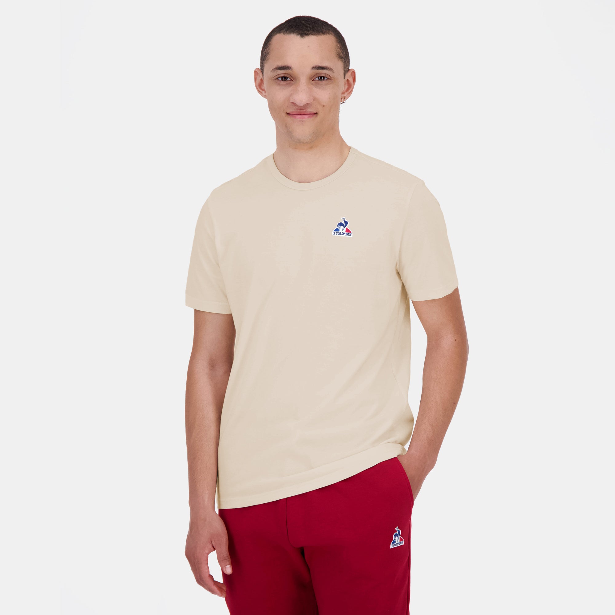 2520478-ESS Tee SS N°1 M écru | T-shirt Homme