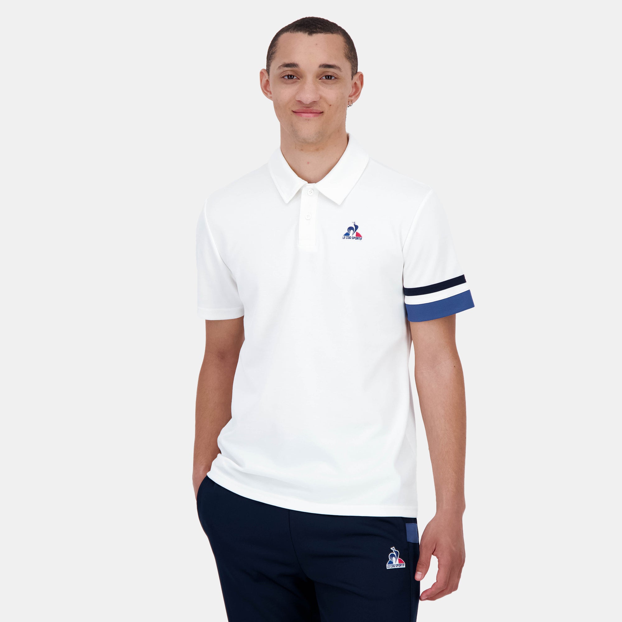 2520487-HERITAGE SP Polo SS N°1 M marshmallow | Polo Homme