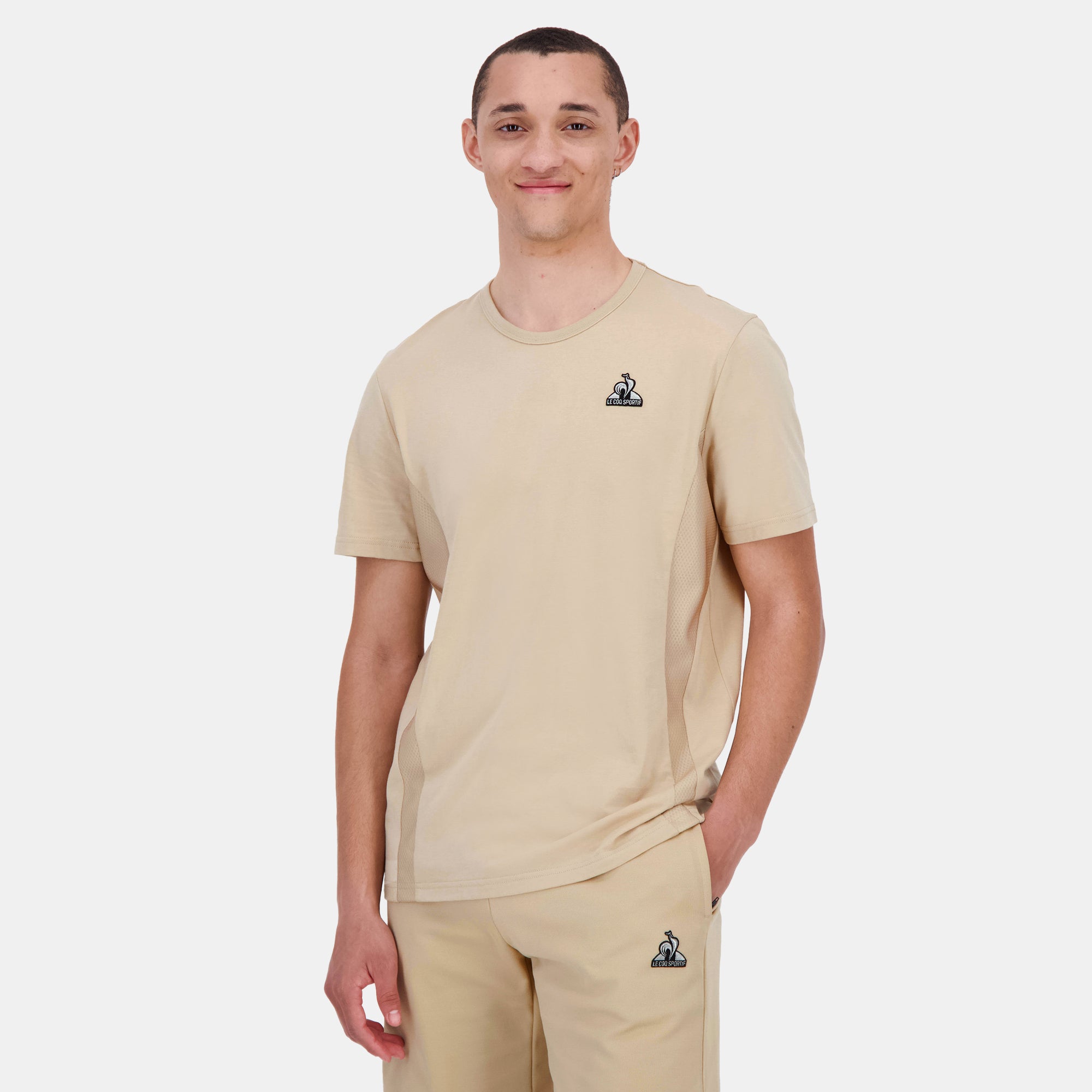 2520489-TECH SP Tee SS N°2 M safari | T-shirt Homme