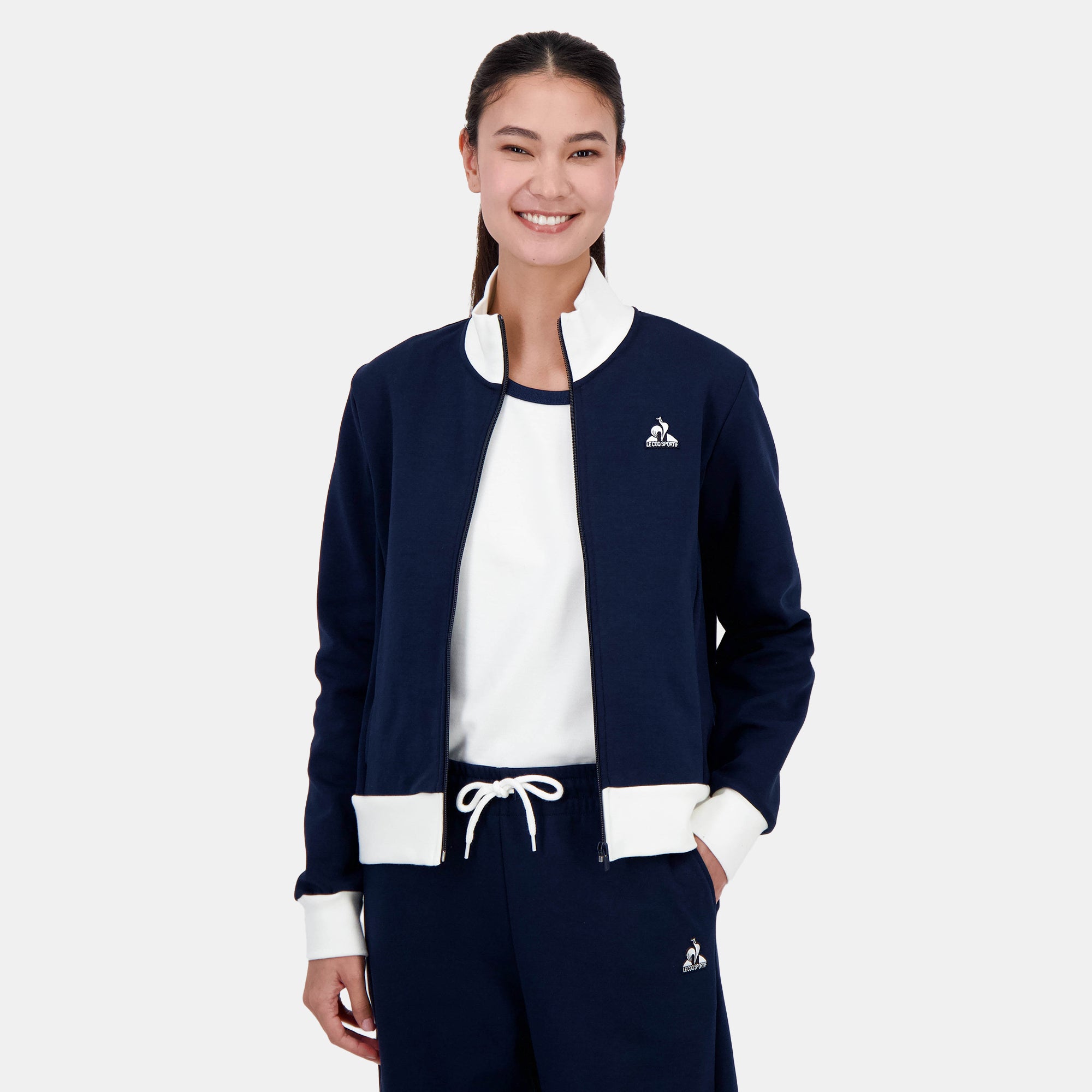 2520498-HERITAGE SP FZ Sweat N°1 W dark velvet | Sweat zippé Femme
