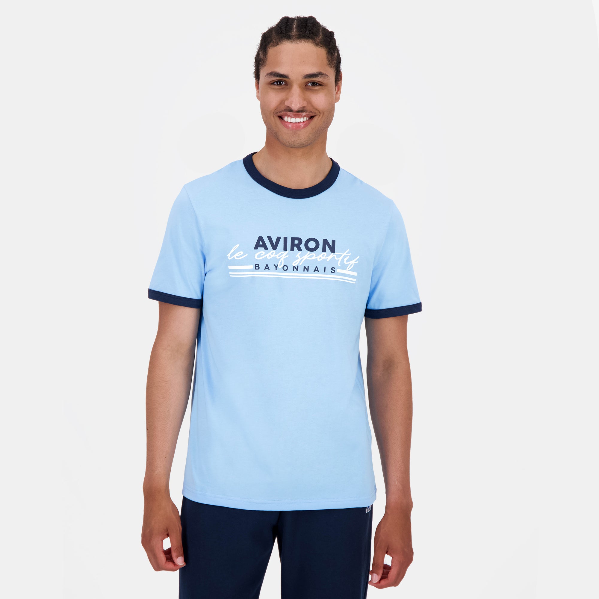 2520795-AB FANWEAR Tee SS N°2 M fly blue | T-shirt Homme