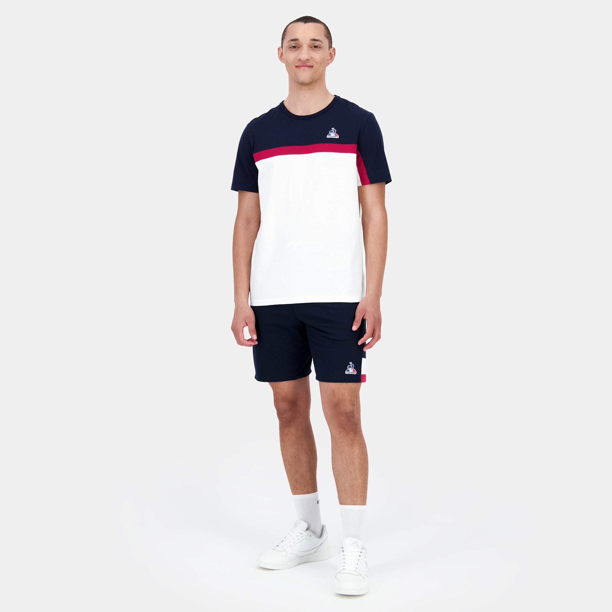 2520812-TRI SP Tee SS N°2 M marshmallow/sky capt | T-shirt Homme