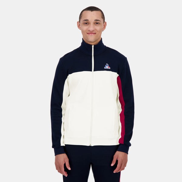le coq sportif - haru Sweat zippé TRICOLORE Homme – Le Coq Sportif
