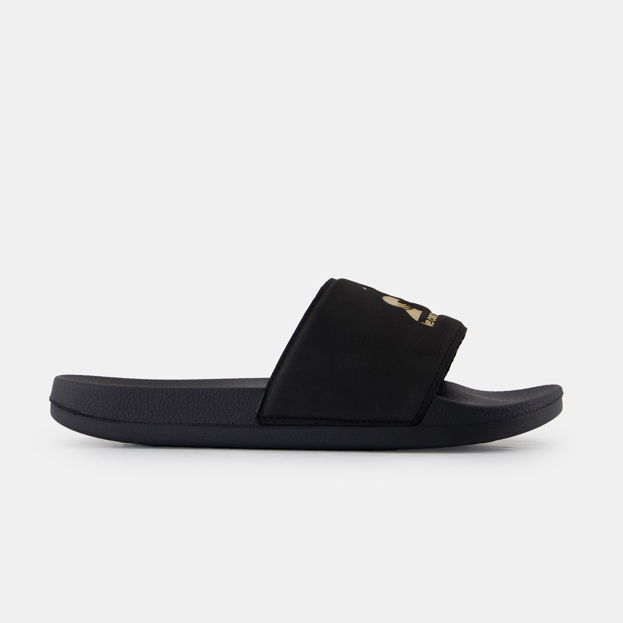 2520858-SLIDE black/gold | Chaussures SLIDE Unisexe
