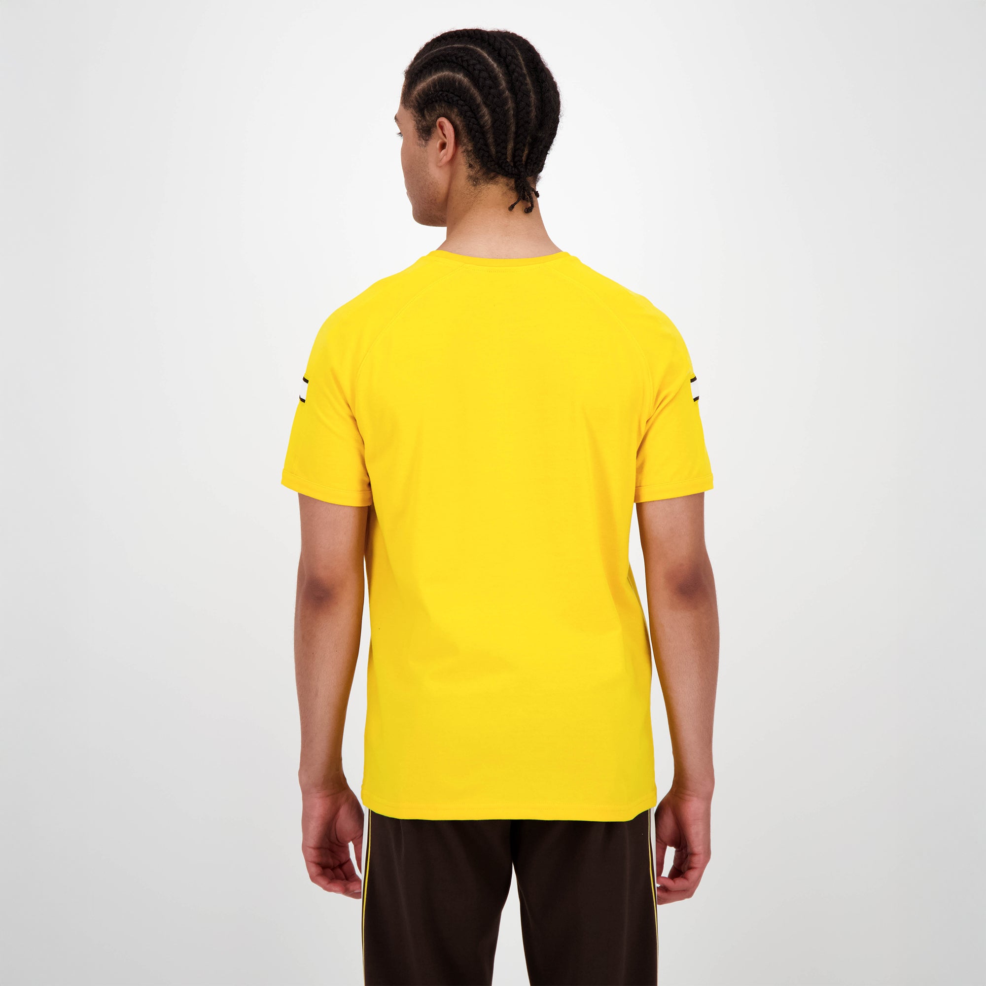 2520878-HERITAGE LF Tee SS N°1 M amber yellow | T-shirt Homme