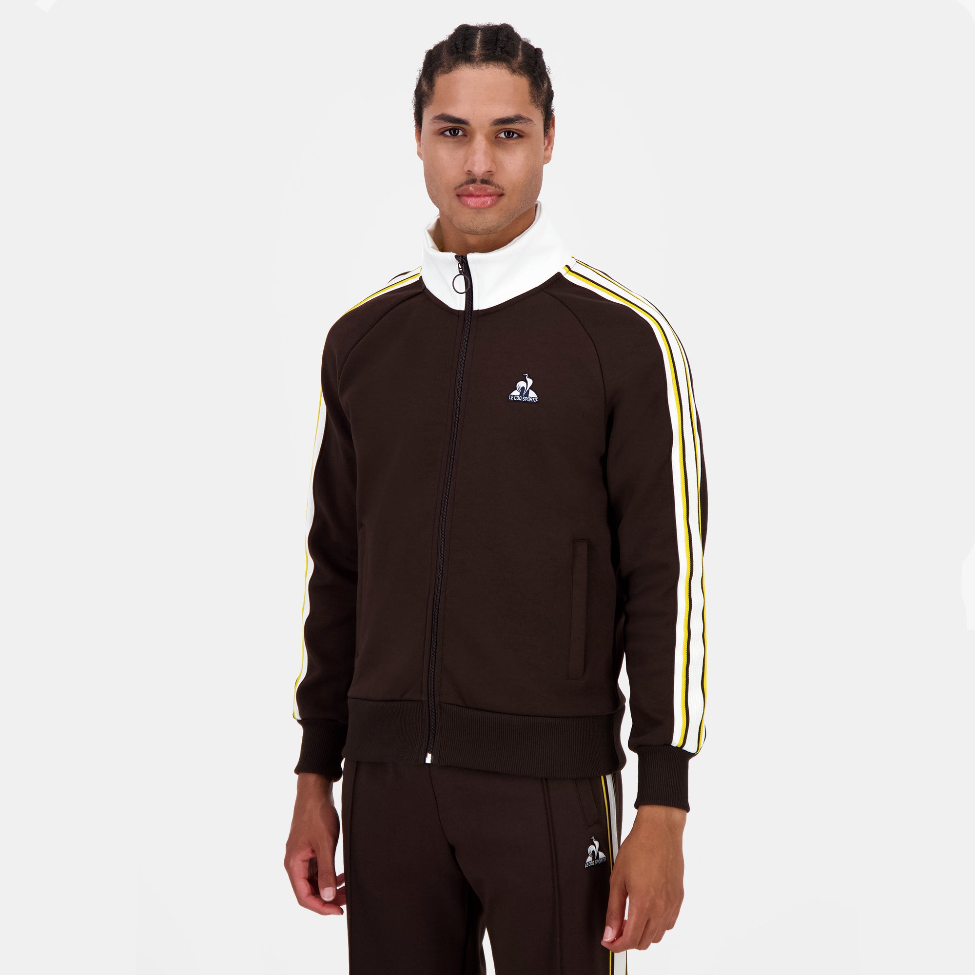 2520882-HERITAGE LF FZ Sweat N°1 M molé | Sweat zippé Homme