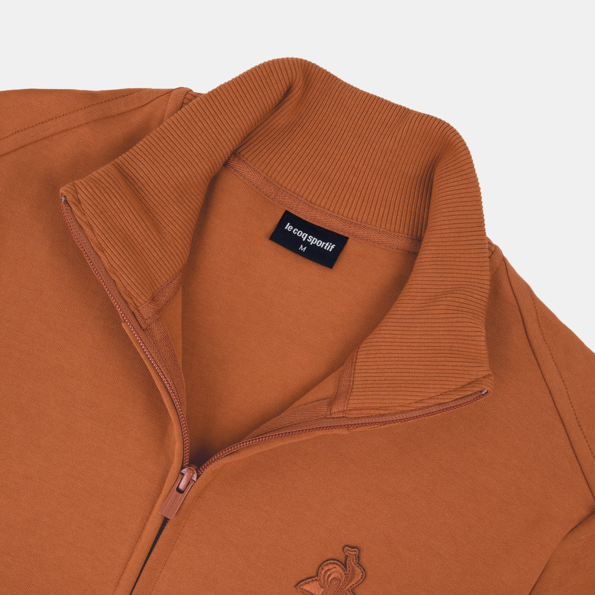 2520917-ESS T/T FZ Sweat N°1 M ginger bread | Sweat zippé Homme