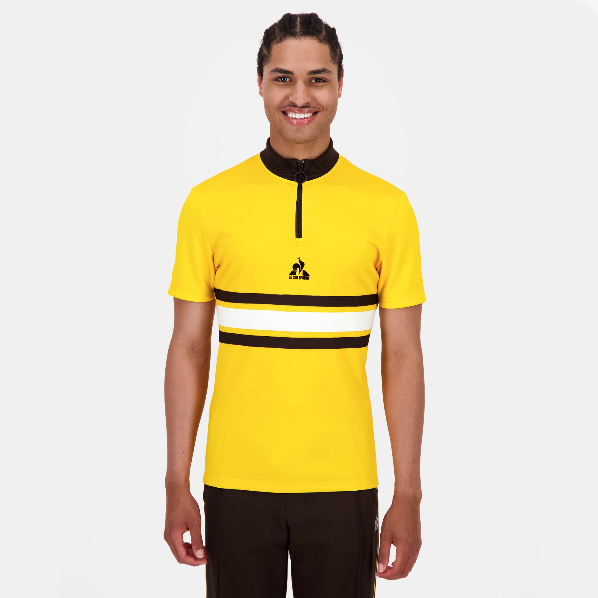 2521173-HERITAGE LF Ens. Maillot Cyclisme+sac M | Maillot jaune Unisexe